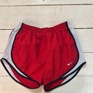 Nike Red, White & Black Athletic Shorts
